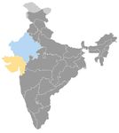 India • |1090/1948| • Jhala dynasty: map